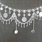 Silver Belly Chain Coin Belt Waist Chain O