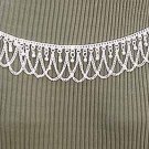 Silver Belly Chain Coin Belt Waist Chain Q