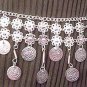 Silver Belly Chain Coin Belt Waist Chain T