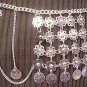 Silver Belly Chain Coin Belt Waist Chain U