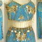 Belly Dance Costume Dress C Light Blue