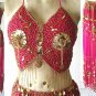 Belly Dance Costume Dress D Magenta