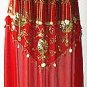 Belly Dancing Costume Dress D Red