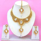 Indian Bridal Saree Jewelry Set Multicolor Stones NP-223