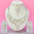 Indian Bridal Saree Jewelry Set Multicolor Stones NP-240