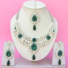 Indian Bridal Saree Jewelry Set Multicolor Stones NP-241