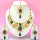 Indian Bridal Saree Jewelry Set Multicolor Stones NP-244