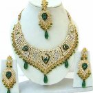 Indian Bridal Saree Jewelry Set Multicolor Stones NP-246
