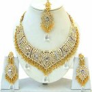 Indian Bridal Saree Jewelry Set Multicolor Stones NP-252