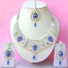 Indian Bridal Saree Jewelry Set Multicolor Stones NP-266
