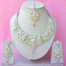 Indian Bridal Saree Jewelry Set Multicolor Stones NP-267