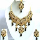Indian Bridal Saree Jewelry Set Multicolor Stones NP-294