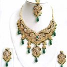 Indian Bridal Wedding Jewelry Set Multicolor Stones NP-300