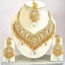 Indian Bridal Jewelry Necklace Set Multicolor Stones VS-1619