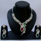 Indian Bridal Wedding Jewelry Set Multicolor Stones NP-369