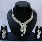 Indian Bridal Wedding Jewelry Set Clear color Stones NP-373