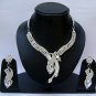 Indian Bridal Wedding Jewelry Set Clear color Stones NP-373