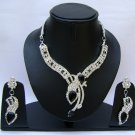 Indian Bridal Wedding Jewelry Set Black color Stones NP-374