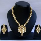 Indian Bridal Wedding Jewelry Set Clear Diamond Stones NP-394