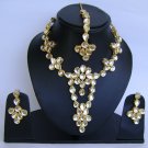 Indian Bridal Wedding Jewelry Set Diamond and Clear stone NP-427