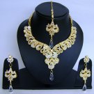 Indian Bridal Wedding Jewelry Set Diamond and Clear color stones NP-441