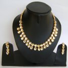 Indian Bridal Wedding Jewelry Set Diamond and Clear color stones NP-459