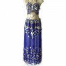 Belly Dancing Costume Dress DS Blue