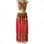 Belly Dancing Costume Dress D Red