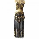 Belly Dance Costume Dress D Black