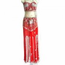 Belly Dance Costume Dress CS Red
