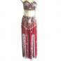 Belly Dance Costume Dress CS Maroon