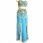 Belly Dance Costume Dress C Light Blue