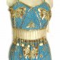 Belly Dance Costume Dress C Light Blue
