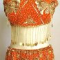 Belly Dance Costume Dress C Orange