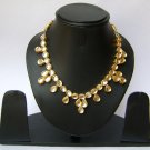 Indian Bridal Wedding Jewelry Set Diamonds and Clear color stones NP-480