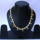 Indian Bridal Wedding Jewelry Set Diamonds and Multicolor stones NP-483