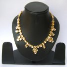 Indian Bridal Wedding Jewelry Set Diamonds and Clear stones NP-485