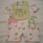 Baby Connection Frog Prince Outfit w/ bib 0-3 months
