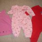 Carter's and Cherokee LOT 3 outfits! 9 months