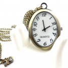 Egg pocket watch necklace