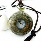 Large Roman Numerals Pocket Watch Necklace