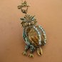 Beautiful owl necklace BZ11