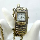 Mobile phone pocket watch necklace