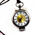 Magnifying glass, pocket watch necklace round section