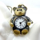 Panda pocket watch necklace
