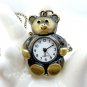 Panda pocket watch necklace