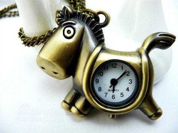 Colt pocket watch necklace