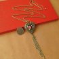Beautiful flowers, heart-shaped treasure box necklace