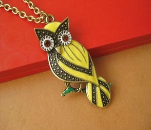 Color of the owl necklace