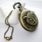 Retro pocket watch necklace owl
